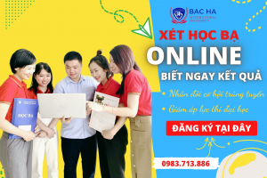 Đăng ký xét tuyển học bạ Online