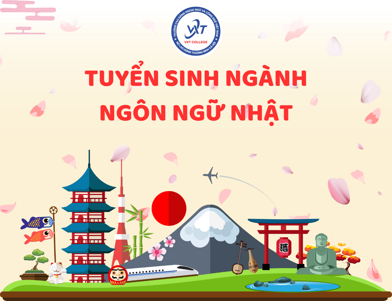 THÔNG BÁO TUYỂN SINH NGÀNH NGÔN NGỮ NHẬT